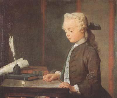 Jean Baptiste Simeon Chardin Boy with a Spinning top (mk08) Sweden oil painting art
